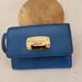 Michael Kors Bags | Michael Kors Jet Travel Wallet | Color: Blue/Gold | Size: Os