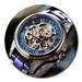 Design Art Minimalism Wrist Watch Wall Clock Metal in White | 36 H x 36 W x 1 D in | Wayfair CLM101106-C36
