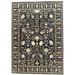 Black 169 x 121 x 0.25 in Area Rug - ADMINRUGS Black Traditional Oushak Chobi Oriental Area Rug, Cotton | 169 H x 121 W x 0.25 D in | Wayfair