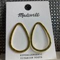 Madewell Jewelry | Madewell Brand Womens Earings | Color: Gold | Size: Os