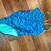 Nike Swim | Nike Blue And Green One Piece Swimsuit | 6 | Color: Blue/Green | Size: 6
