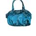 Coach Bags | Coach Madison Teal Sateen Handbag | Color: Silver | Size: Os