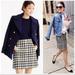 J. Crew Skirts | J. Crew Checked Wool Skirt Size 0 Black Cream | Color: Black/Cream | Size: 0