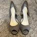 Nine West Shoes | Nine West Suede Peep Toe Heel Size 9 1/2 | Color: Tan | Size: 9.5