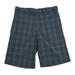 Nike Shorts | Nike Golf Shorts Men's Size 32 Tour Performance Dri Fit Blue Plaid Medium | Color: Blue | Size: 32