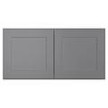 HomLux Wall Cabinets, Soft Close Hinges, for Kitchen, Living Room, Bathroom in Gray | 18 H x 36 W x 12 D in | Wayfair SG-W3618-LC