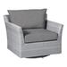 Summer Classics Outdoor Club Glider Wicker Chair w/ Cushions in Gray | Wayfair 262624+C589H3123N