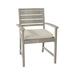 Summer Classics Charleston Teak Patio Dining Armchair w/ Cushions Wood in Brown | Wayfair 25404+C6814242W4242