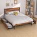 17 Stories Suheil Bed Frames in Black/Brown | 39.3 H x 55.8 W x 78 D in | Wayfair 80155DFA5EAB403C90F4DD1295D23AB5