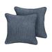 Winston Porter Nelrsa Indoor/Outdoor Throw Pillow Polyester/Polyfill blend in Blue | 20"H x 20"W | Wayfair DC320299879141658F35E31D1CAA4677