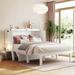 Red Barrel Studio® Lisveth Platform Bed in White | 45.9 H x 80.3 W x 61 D in | Wayfair DAECD108FEFF406E8DC268D4D923D9CA