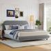 Red Barrel Studio® Lorien Bed Upholstered in Gray | 37.2 H x 86.3 W x 67 D in | Wayfair A579D1DAFDD443FCA65F487E8E603952