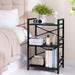 Ebern Designs Industrial 3 Tier Shelf Bookcase in Black | 27.5984 H x 17.2992 W x 11.811 D in | Wayfair 3B76F8F9EA56450697FEDD50010B193E