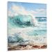 Highland Dunes Coastal Seaside Serenity - Nautical & Beach Metal Wall Decor Metal in White | 20 H x 12 W x 1 D in | Wayfair