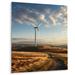 Gracie Oaks Wind Turbines Minimalist Motion I - Wind Turbines Metal Wall Art Metal | 16 W x 1 D in | Wayfair 43503C7D96634E918682B21815EBF482