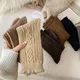 Chaussettes en laine décontractées pour femmes chaussettes à froufrous confortables mignonnes