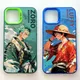 O-One Piece-Coque de téléphone Luffile Zoros Bordure d'objectif Plaqué argent à l'intérieur Coque