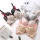 Soutien-gorge sans couture à imprimé floral pour femmes lingerie sexy soutiens-gorge push-up