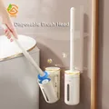 Brosse de toilette murale économiseur d'espace tête de brosse de rechange accessoires HOBooks