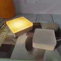 Base de veilleuse LED carrée en bois support d'affichage d'art lampe USB pour CitroGlass boule