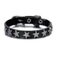 Bracelet rond en cuir classique pour hommes et femmes mode simple punk strucstar bracelet de