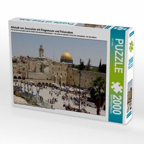Altstadt von Jerusalem mit Klagemauer und Felsendom (Puzzle) - Calvendo Puzzle