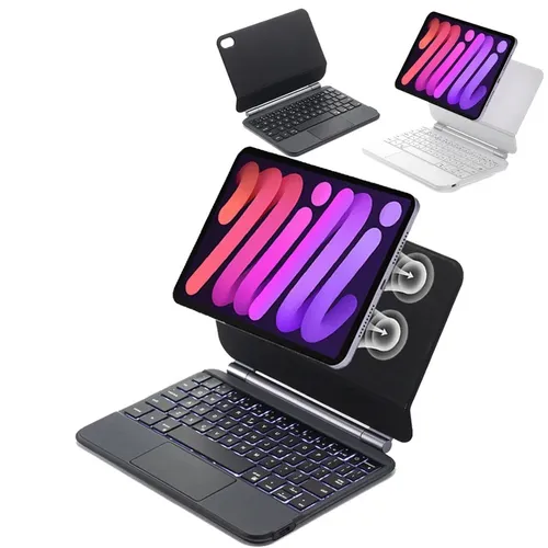 Magische Tastatur für iPad Mini 6 Tastatur Hülle 8 3 Zoll englische Tastatur mit Track pad Tastatur