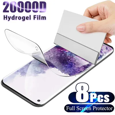 8PCS Volle Abdeckung Hydrogel Film Screen Protector Für Samsung Galaxy S20 S21 S22 S23 Plus Ultra FE Screen Protector