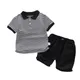 Jungen Kleidung Sets für Kinder gestreifte T-Shirt Shorts 2 Stück Trainings anzug Baby Jungen