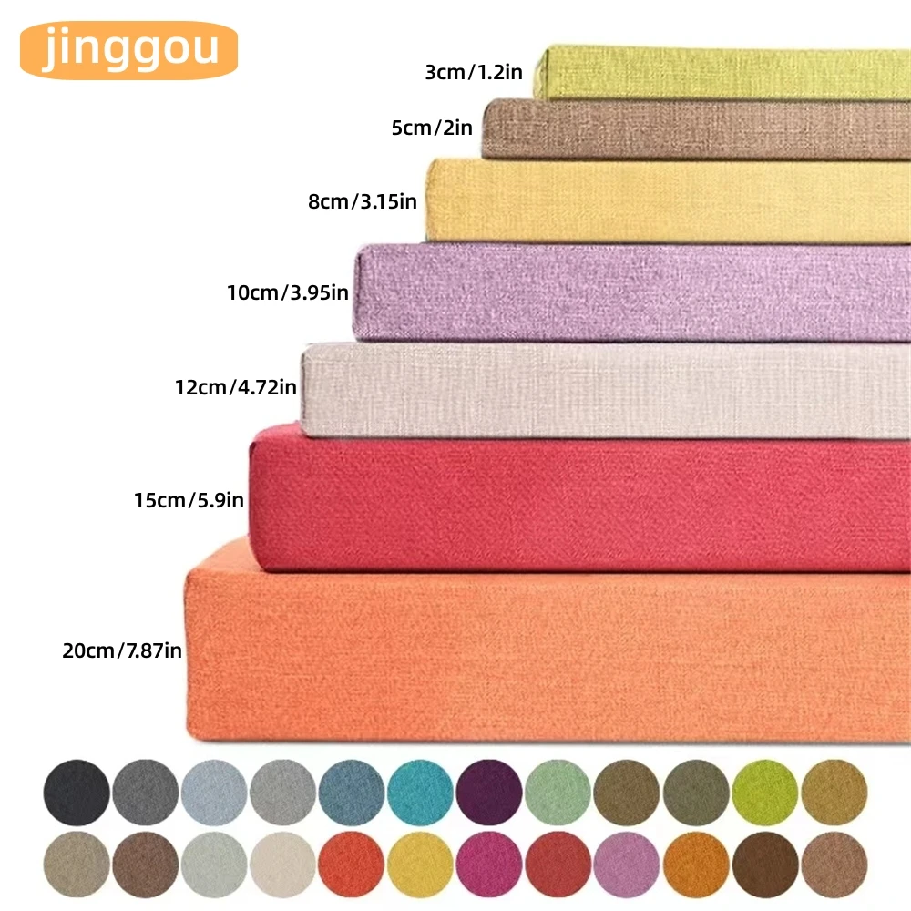 Lange Sitzkissen für Bank, Erkerfensterkissen, Stuhlsitz, Sofakissen, dekoratives Kissen für Sofas, Gartenbank, Sitz, Schaukel, Rücksitz Image