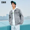 Semir Denim Jacket Men Trend Retro Style Spring 2023 Jacket Casual Ins Style Simple Commuter Street