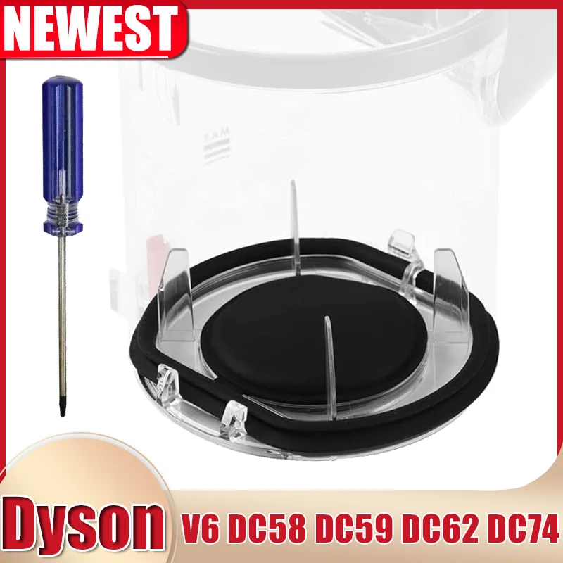 Für Dyson V6 DC58 DC59 DC62 DC74 Staubsauger Staub Bin Deckel Eimer Untere Abdeckung Ersatz Staub Sammlung Teile Image