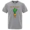 Grüne lebendige Kaktus gedruckt Männer Frauen T-Shirts lose coole Kleidung S-XXXL Mode T-Shirts