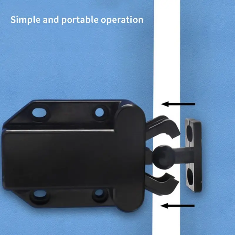 Unsichtbarer Möbels chloss Schrank Touch Latch mit stummer Popup-Funktion zum Öffnen des Verschluss schlosses für den Schrank schrank drücken Image
