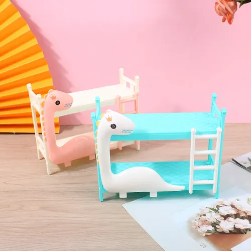 Puppenhaus Mini Schlafzimmer Kinder Mini Doppelbett Möbel Szene Spielzeug für Kind Kinder Geschenk