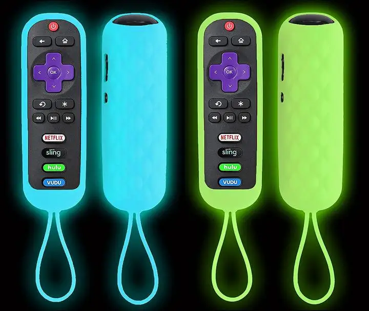 Silikonhülle für TCL Roku RC280, stoßfeste Silikon-Schutzhülle für Roku 3600R/TCL Roku RC280, TV-Fernbedienung Image