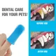 Hund super weiche Haustier Finger Zahnbürste Zähne Reinigung Mundgeruch Pflege ungiftige Silikon