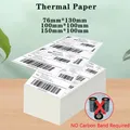 Thermopapier gefaltet Thermo-Versand etikett Versand Barcode-Aufkleber 130 x mm/x mm/76x mm kein