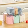 1pc Weizens troh Lunchbox Student Lunchbox mehr schicht ige Bento Box Lunchbox Mikrowelle Geschirr