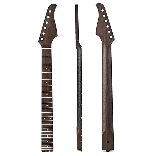 22 Bund Wenge E-Gitarren hals rechte Hand Holz Gitarren griff kompatibel für St. E-Gitarre Hals