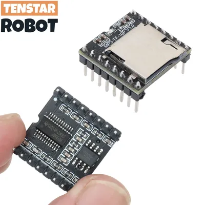 DFPlayer Mini MP3 Player Modul V3.0 16P TF Karte U Disk DF Player Audio Voice Modul Board Image