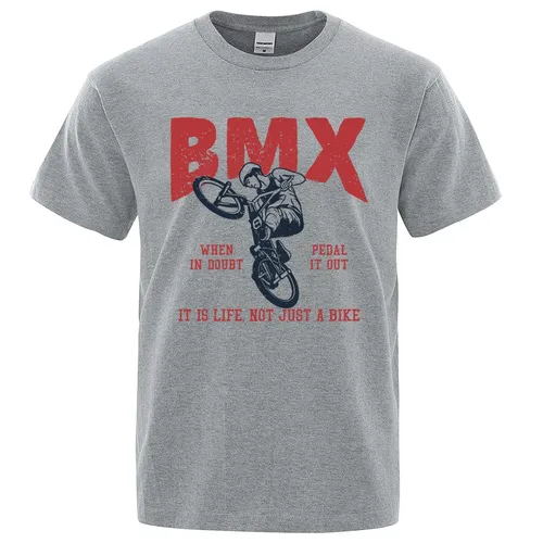 BMX es ist das Leben nicht nur ein Fahrrad lässig atmungsaktive T-Shirts Männer Frauen Baumwolle