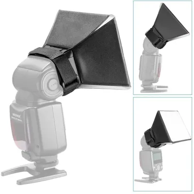 1 Stück universelle tragbare Fotografie Soft Light Box Softbox Kit quadratischer Blitz Diffusor für Canon Nikon Sony DSLR Speed lite Flash