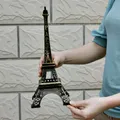 Parigi Torre Effiel Figure Statue Modello di edificio Moda Romantico Retro Bronzo Scultura Home