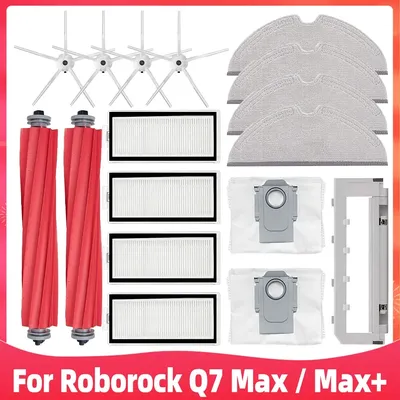 Hepa-Filter Mopp Staubbeutel Für Roborock Q7 Max Q7 Max + Q7 Plus T8 Roboter Staubsauger Ersatz Image