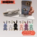 Supporto per anello da dito coniglietto Mini Pull Rod Supporto per telefono cellulare Supporto universale per telefono cellulare Adesivo posteriore pieghevole Accessori per telefono Vendita calda