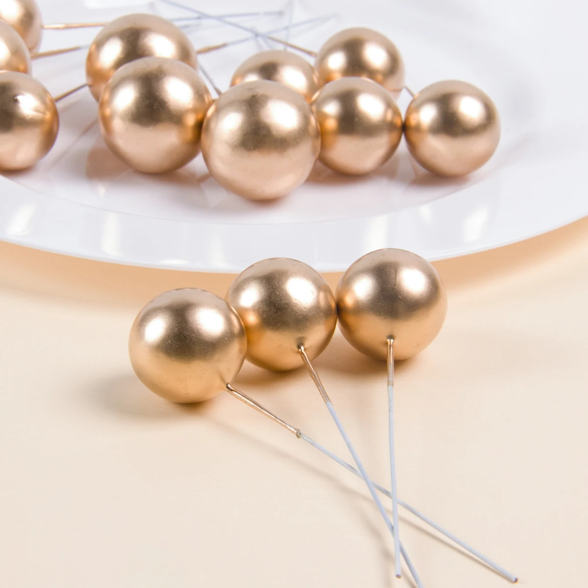 Bälle Kuchen Topper Ball Geburtstags torte Schaum Kuchen Einsatz Dekoration Ball DIY Kuchen Einsatz Picks Dekoration Kuchen Zubehör Image