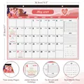 2024 großer Wandkalender Schreibtisch kalender mit To-Do-Liste und Notizen jährlich monatlich