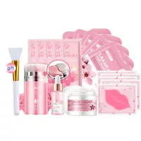 Hautpflege produkt Sakura Set White ning Cream 24k Serum Hautpflege-Kit Gesichts maske Gesichts