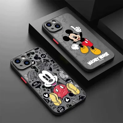 Mickey phone case für apple iphone 14 pro max 13 15 plus 12 mini 11 pro xr 8 se 7 6s xs max matte